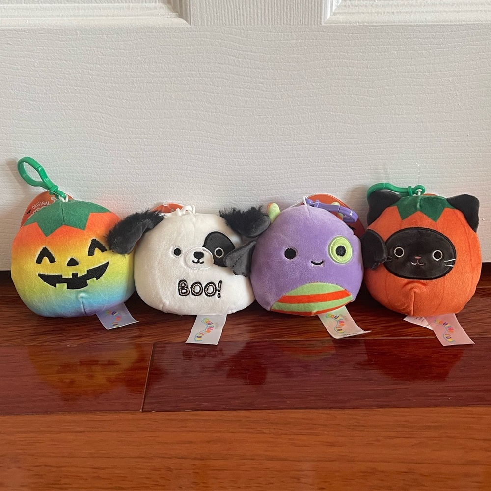 Halloween Squishmallow 3.5” Clip Bundle - Full Set